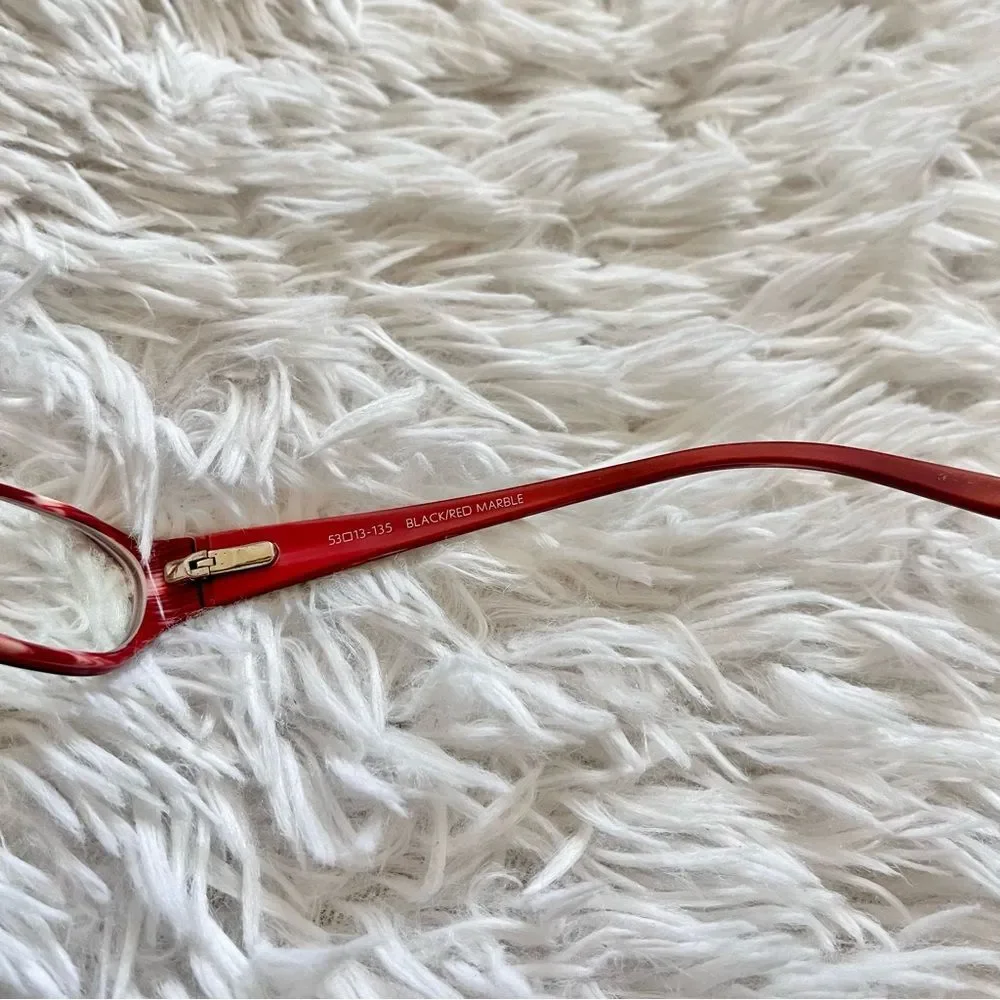 Karen Kane retro glasses Y2K black
